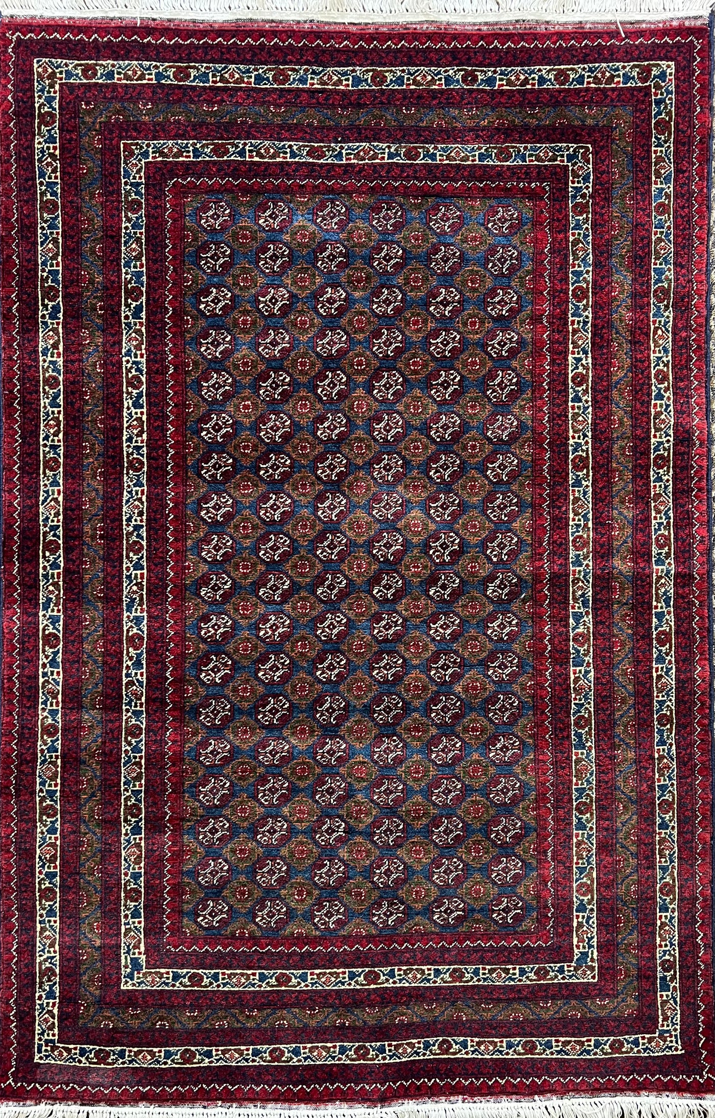 5′ × 3.4′ Luxury Tribal Rug – Hand-Knotted Wool | Heritage Artisan Craftsmanship | Premium Oriental Collector’s Area Rug