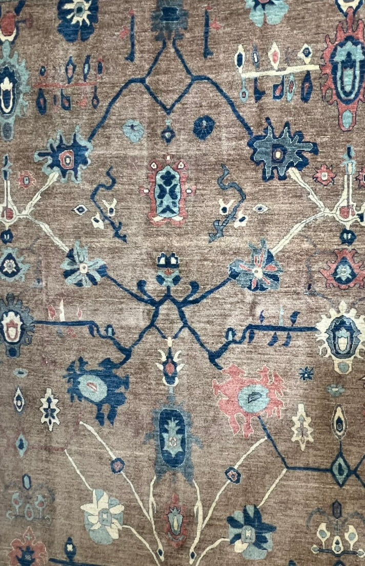 Oushak Anatolian Hand-Knotted Wool Rug · Oushak Anatolian Hand-Knotted Wool Rug