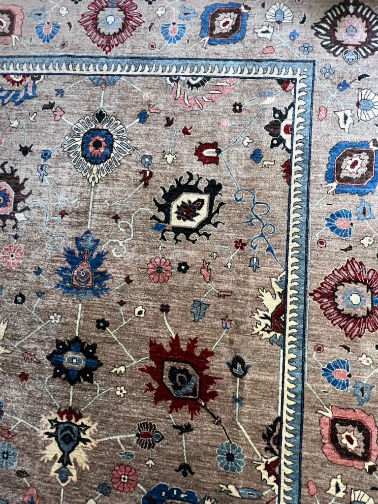Oushak Hand-Knotted Wool Rug – 10'1" × 8'3" · Oushak Hand-Knotted Wool Rug – 10'1" × 8'3"