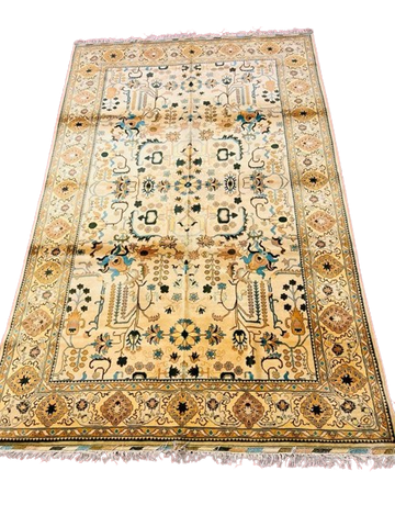 Ghandom Naqsha  HandWoven Rug 2x3 handwoven Rug rug, traditional pattern, wool, full view