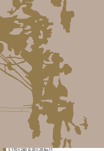 nan handwoven handwoven rug, traditional pattern, wool, detail view