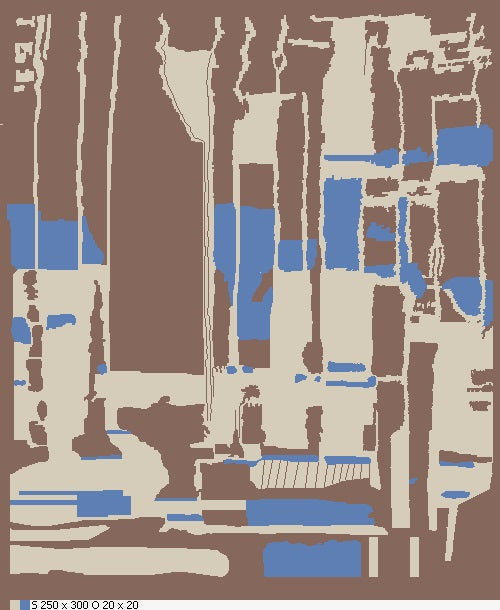 Madras Modern Handwoven Contemporary Wool Rug – 9'9" × 8'2" · nan handwoven handwoven rug, traditional pattern, wool, detail view
