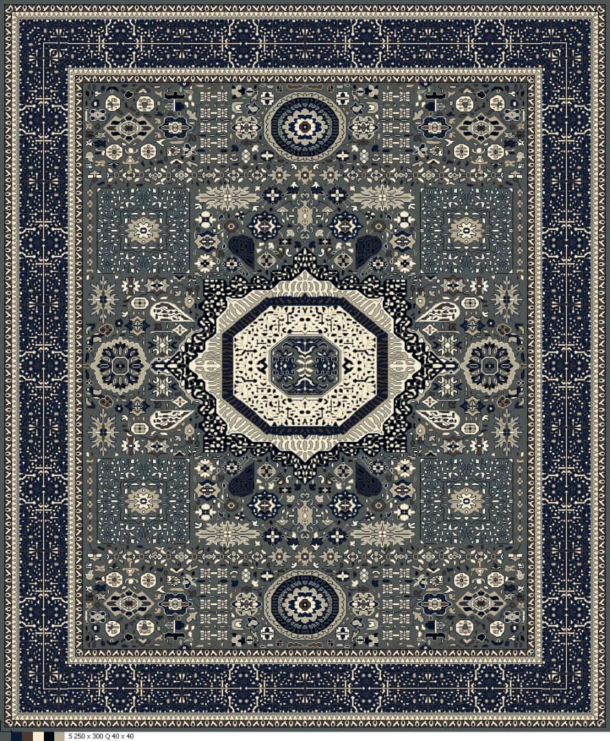 Mamluk Handwoven Tribal Rug handwoven Rug rug, traditional pattern, wool, full view