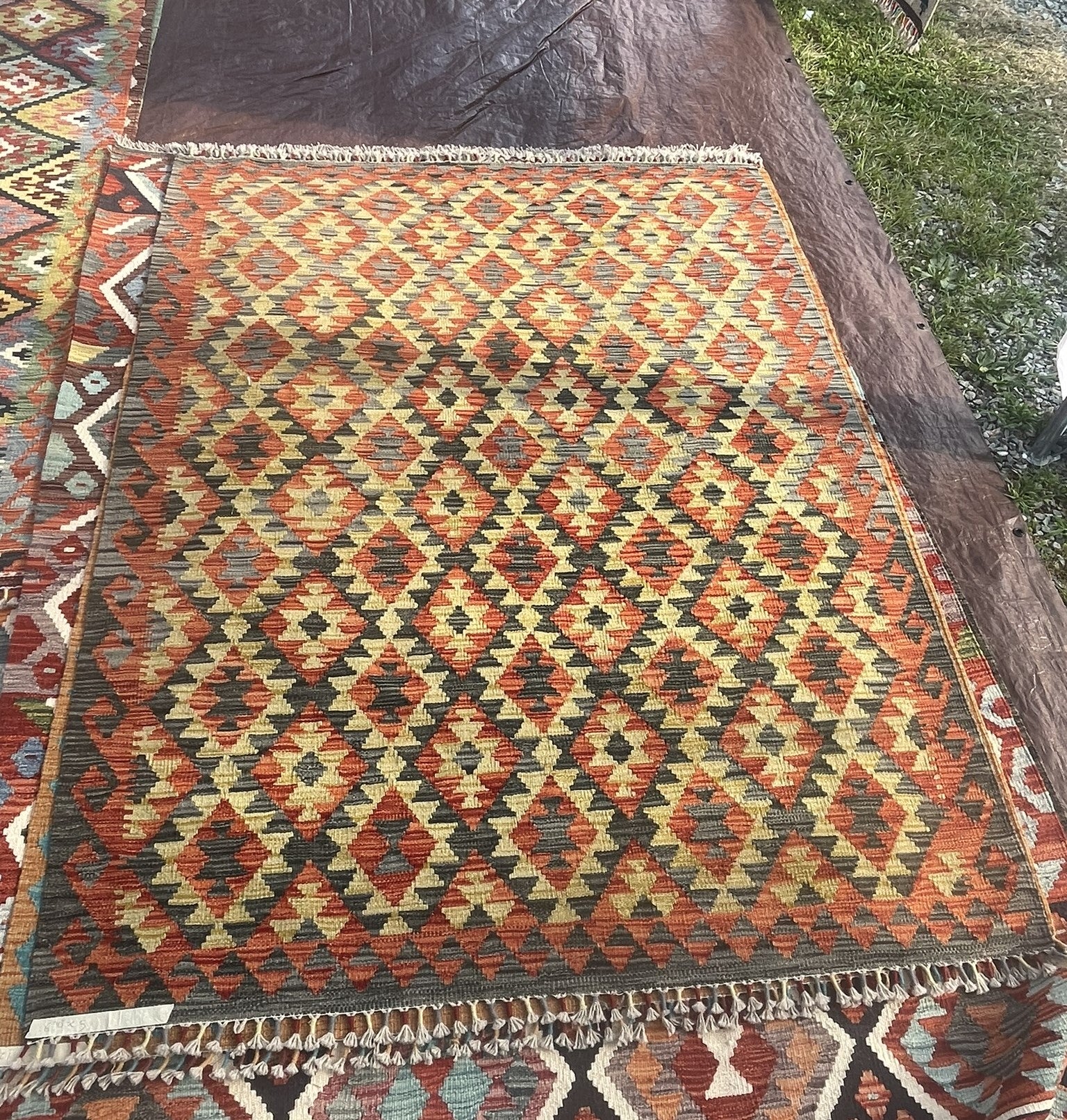 Handwoven Tribal Rug – Tribal Uzbek 7 X 5, Ghazni wool · Handwoven Tribal Rug – Tribal Uzbek 7 X 5, Ghazni wool, handwoven tribal rug, tribal uzbek 7 x 5 design, ghazni wool