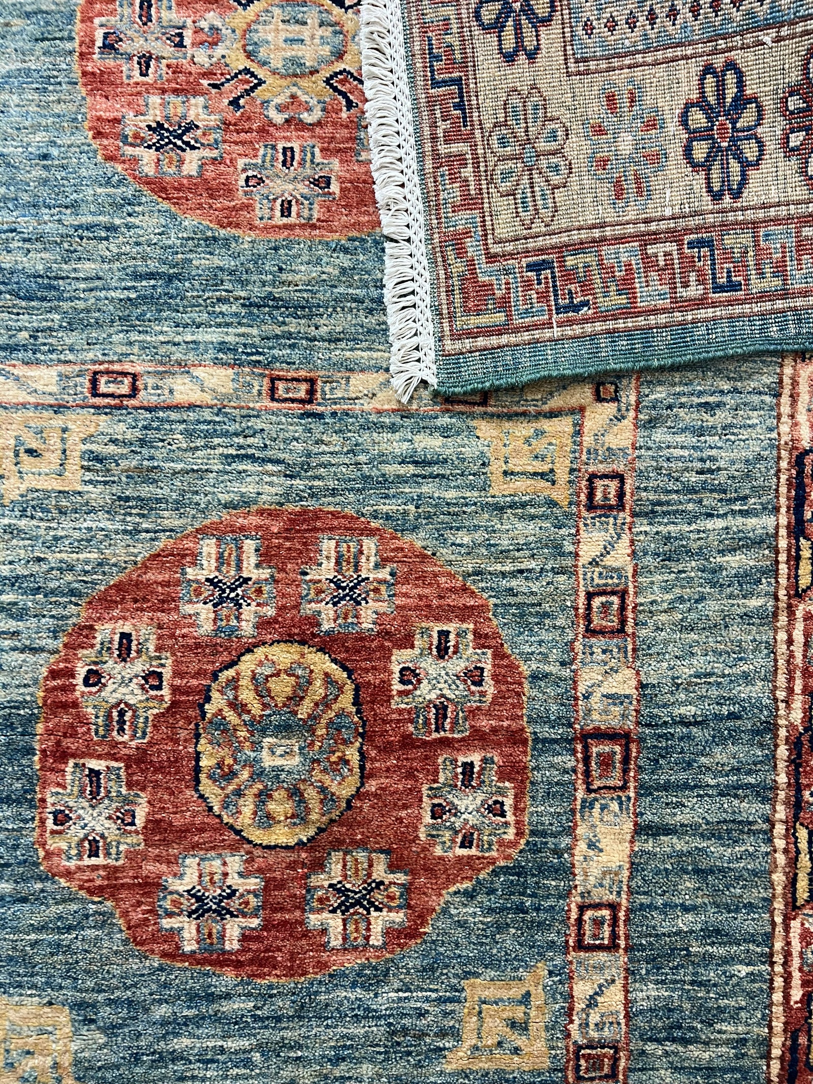 7.5′ × 5.1′ Gabbeh Rug – Hand-Knotted Wool | Persian-Inspired Artisan Craftsmanship | Luxury Tribal Contemporary Area Rug · 7.5′ × 5.1′ Gabbeh Rug – Hand-Knotted Wool | Persian-Inspired Artisan Craftsmanship | Luxury Tribal Contemporary Area Rug