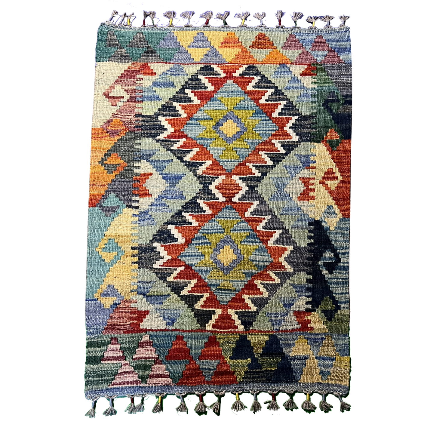 Kilim Tribal Handwoven Rug 2’1’’ X 2’5’’