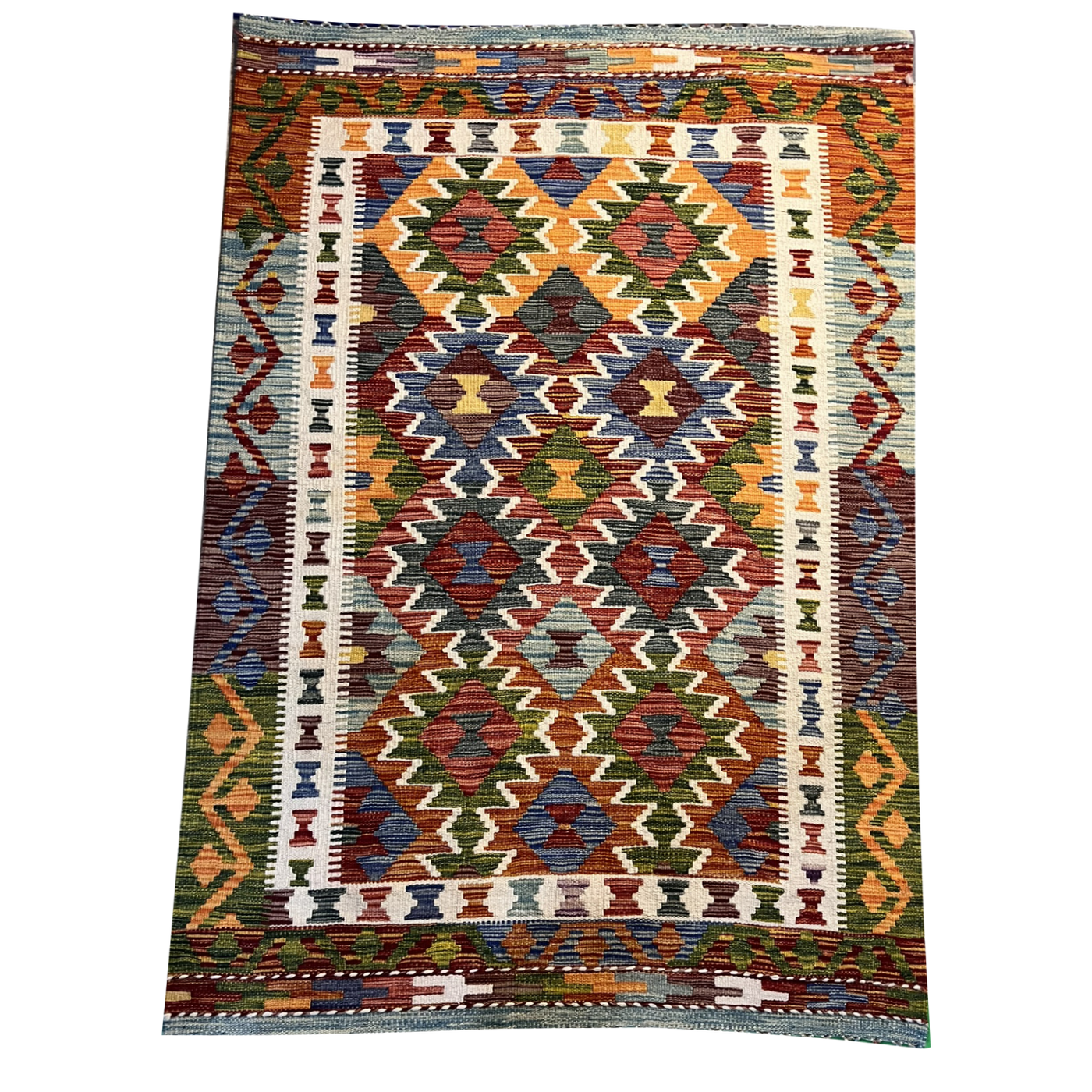 Kilim Tribal Handwoven Rug 3’4’’ X 5’1’’