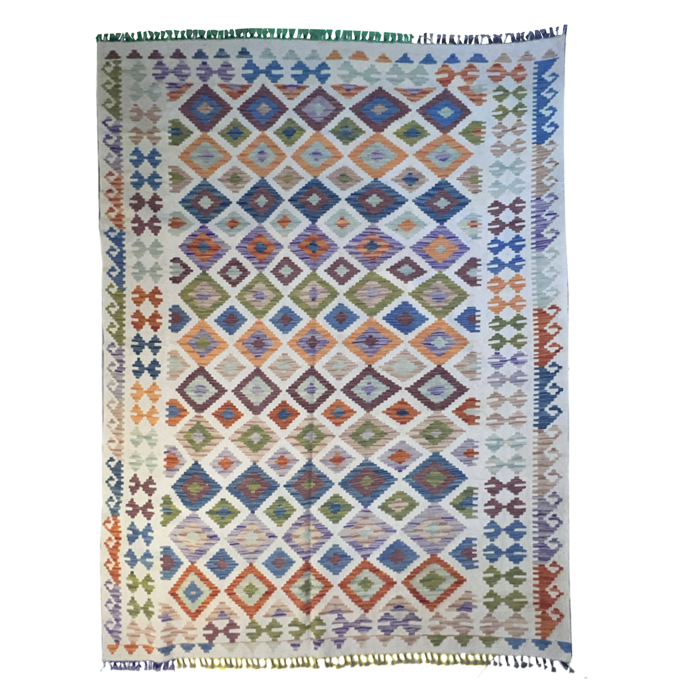 Handwoven Kilim Rug – Kilim Tribal 6’4’’ X 9’4’’, Ghazni wool