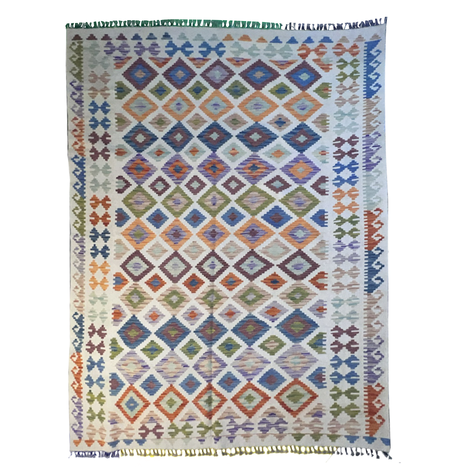 Handwoven Kilim Rug – Kilim Tribal 6’4’’ X 9’4’’, Ghazni wool · Handwoven Kilim Rug – Kilim Tribal 6’4’’ X 9’4’’, Ghazni wool, handwoven kilim rug, kilim tribal 6’4’’ x 9’4’’ design, gha...