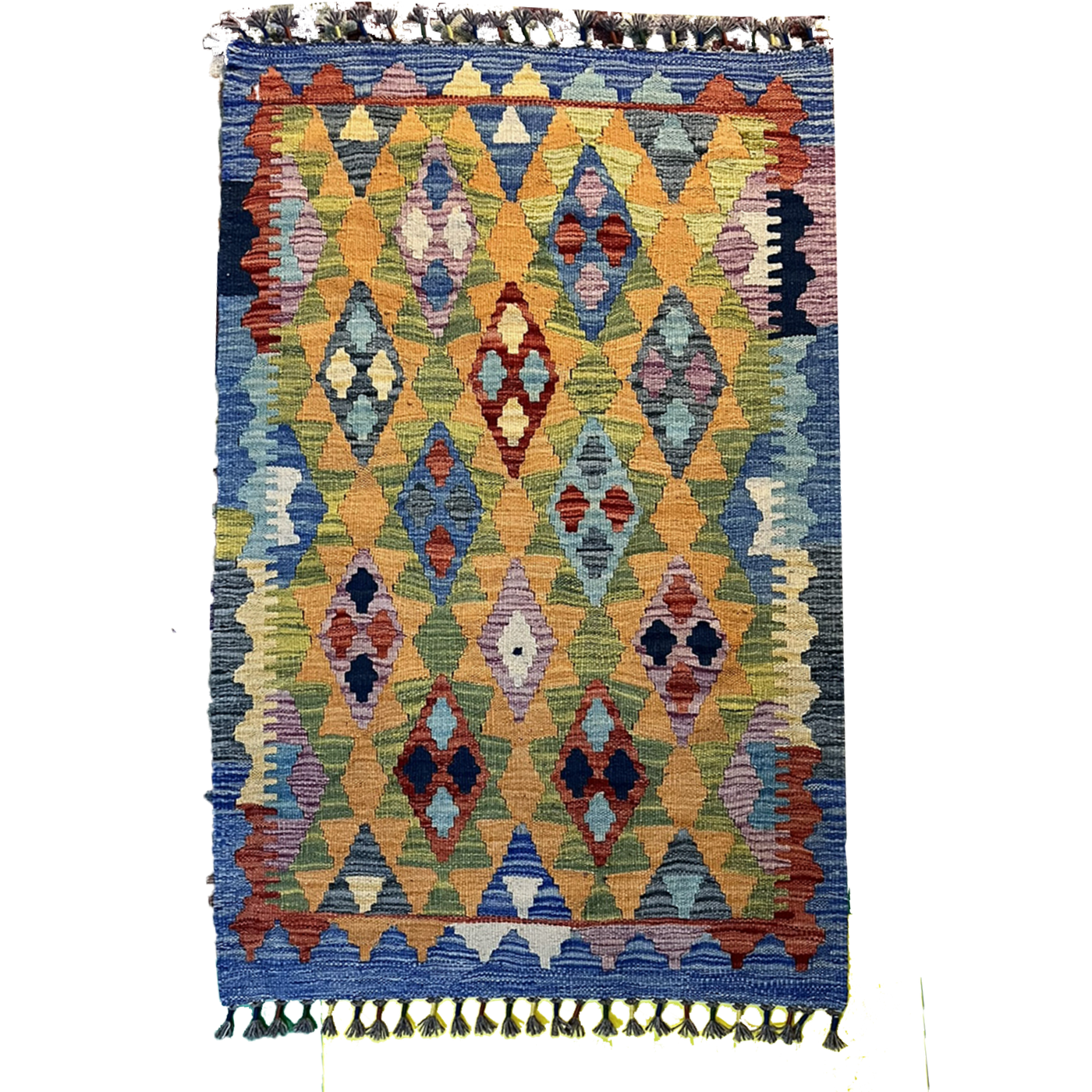 Handwoven Kilim Tribal Rug 2’6’’ X 3’9’’