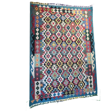 Handwoven Kilim Rug – Kilim Tribal 8’3’’ X 5’1’’, Ghazni wool, handwoven kilim rug, kilim tribal 8’3’’ x 5’1’’ design, gha...