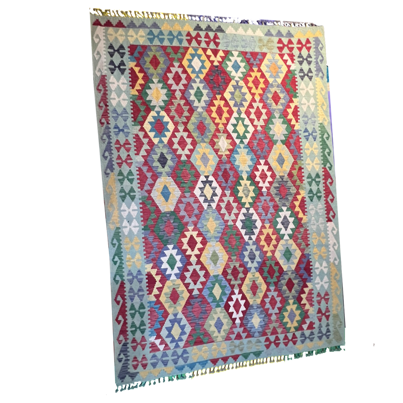 Handwoven Kilim Rug – Kilim Tribal 5’1’’ X 7’1’’, Ghazni wool