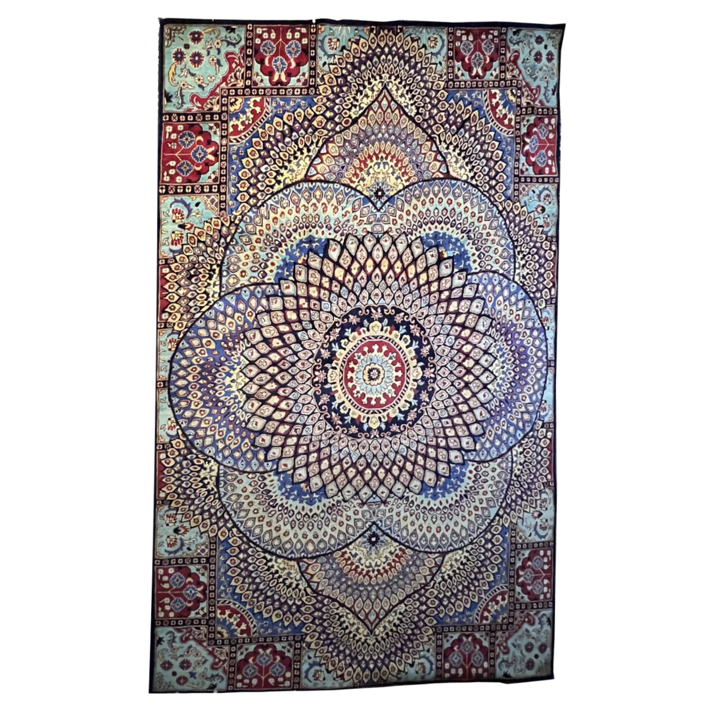 Handwoven Tribal Rug – Parparak Taoosi 6’1’’ X 9’1’’, Ghazni wool