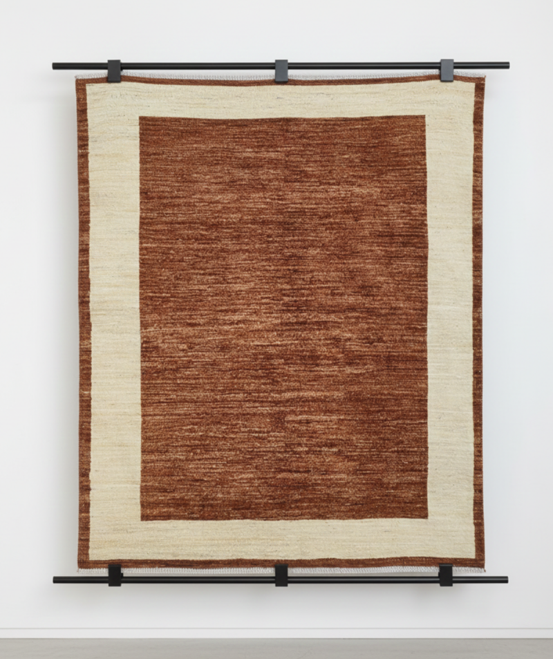 Vintage Gabbeh Handwoven Tribal Rug 6.56 ft X 8.20 ft handwoven Rug rug, traditional pattern, wool, full view