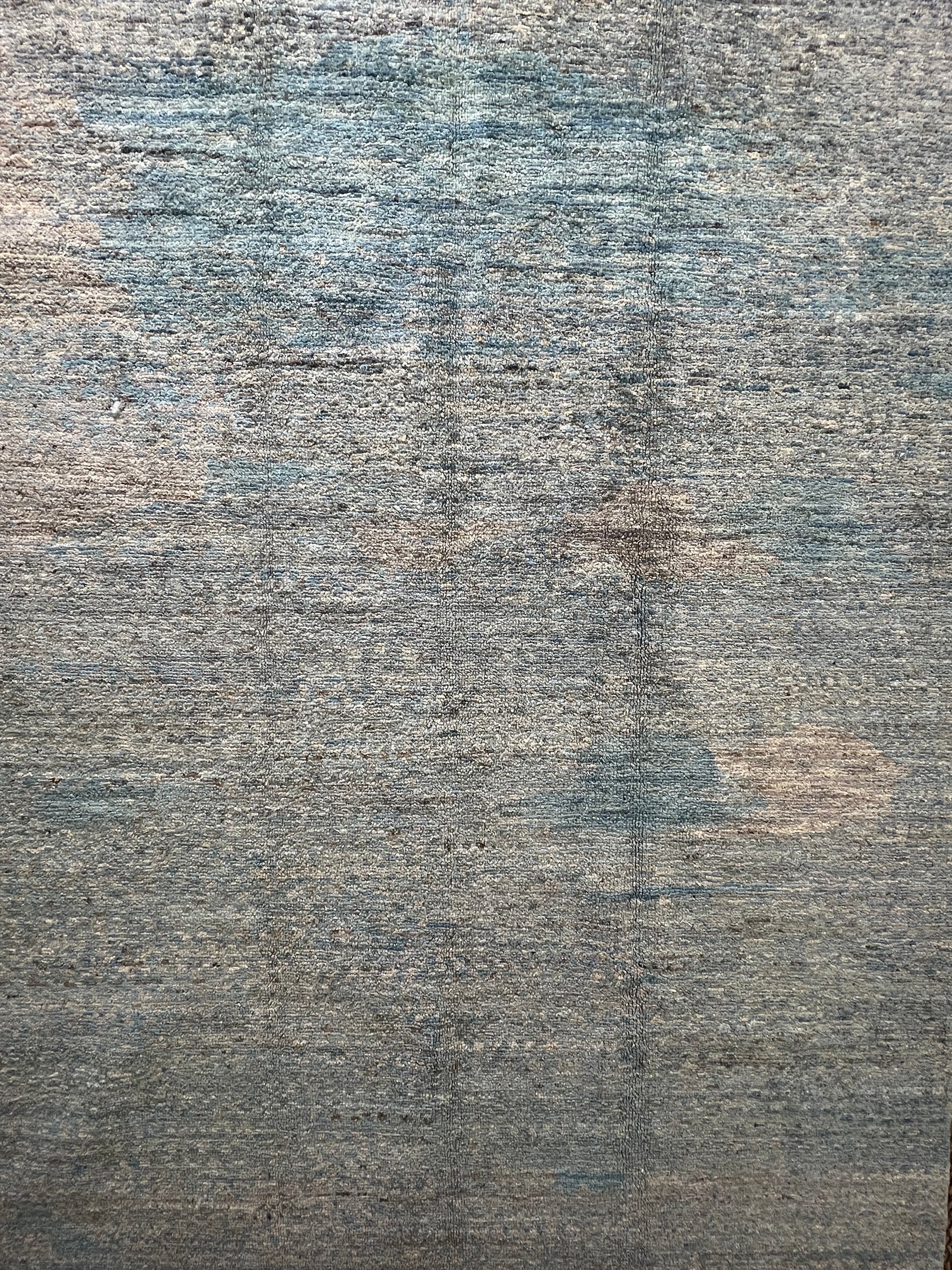 Handwoven contemporary wool rug 7.10 x 5.9 feet modern designer luxury area rug

