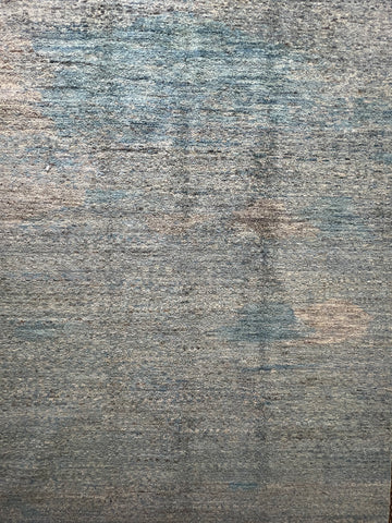 Handwoven contemporary wool rug 7.10 x 5.9 feet modern designer luxury area rug

