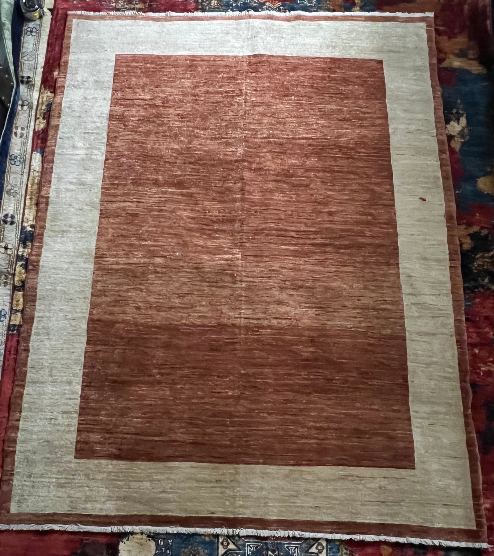 Handwoven Gabbeh Rug – Gabbeh Pattern, Ghazni Wool,L 6 FTX5W4 FTX10 · Gabbeh handwoven rug Ghazni wool Persian tribal pattern detail artisan craftsmanship premium area rug

