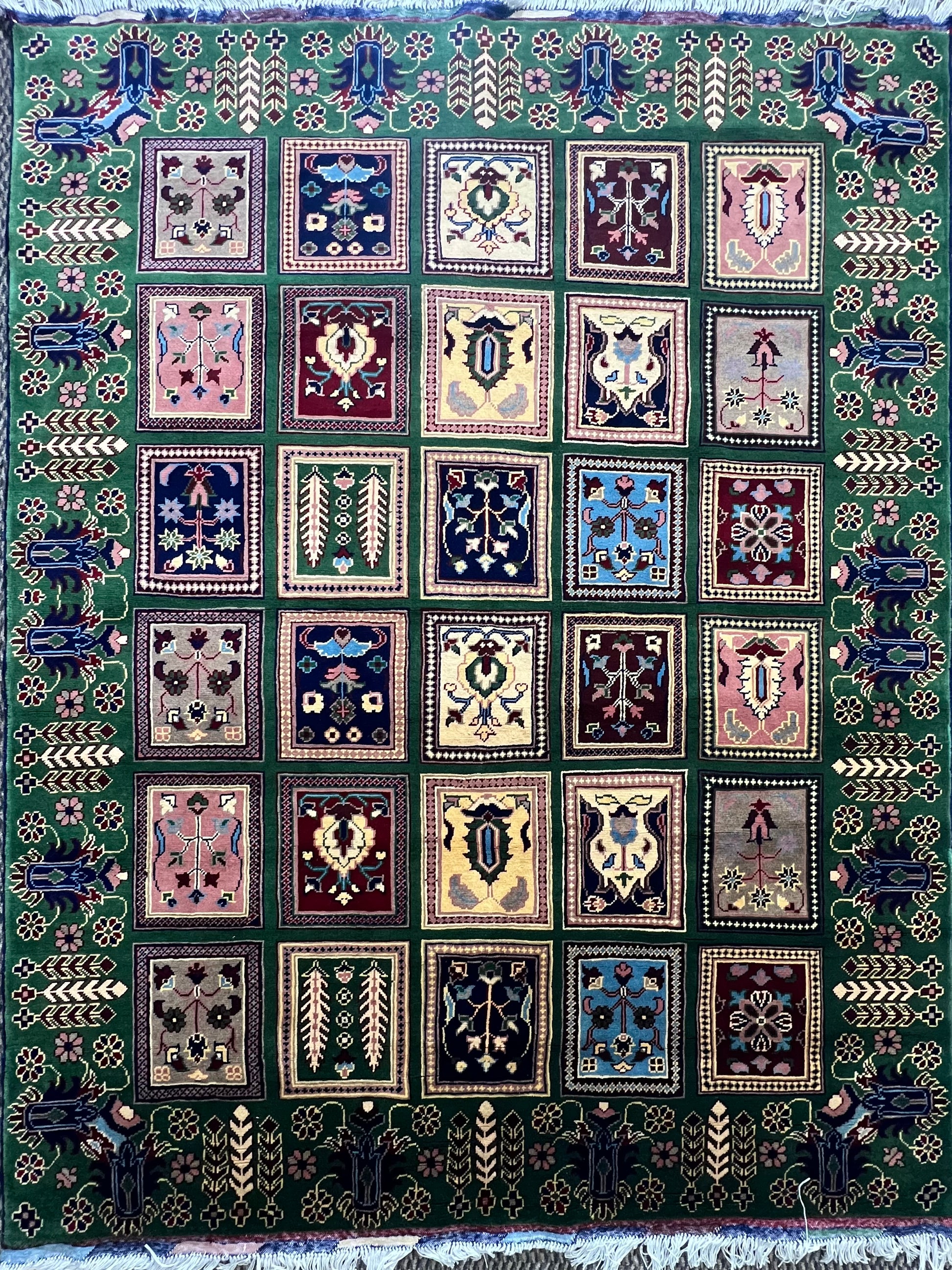 Modern handwoven wool rug texture detail closeup artisan craftsmanship

