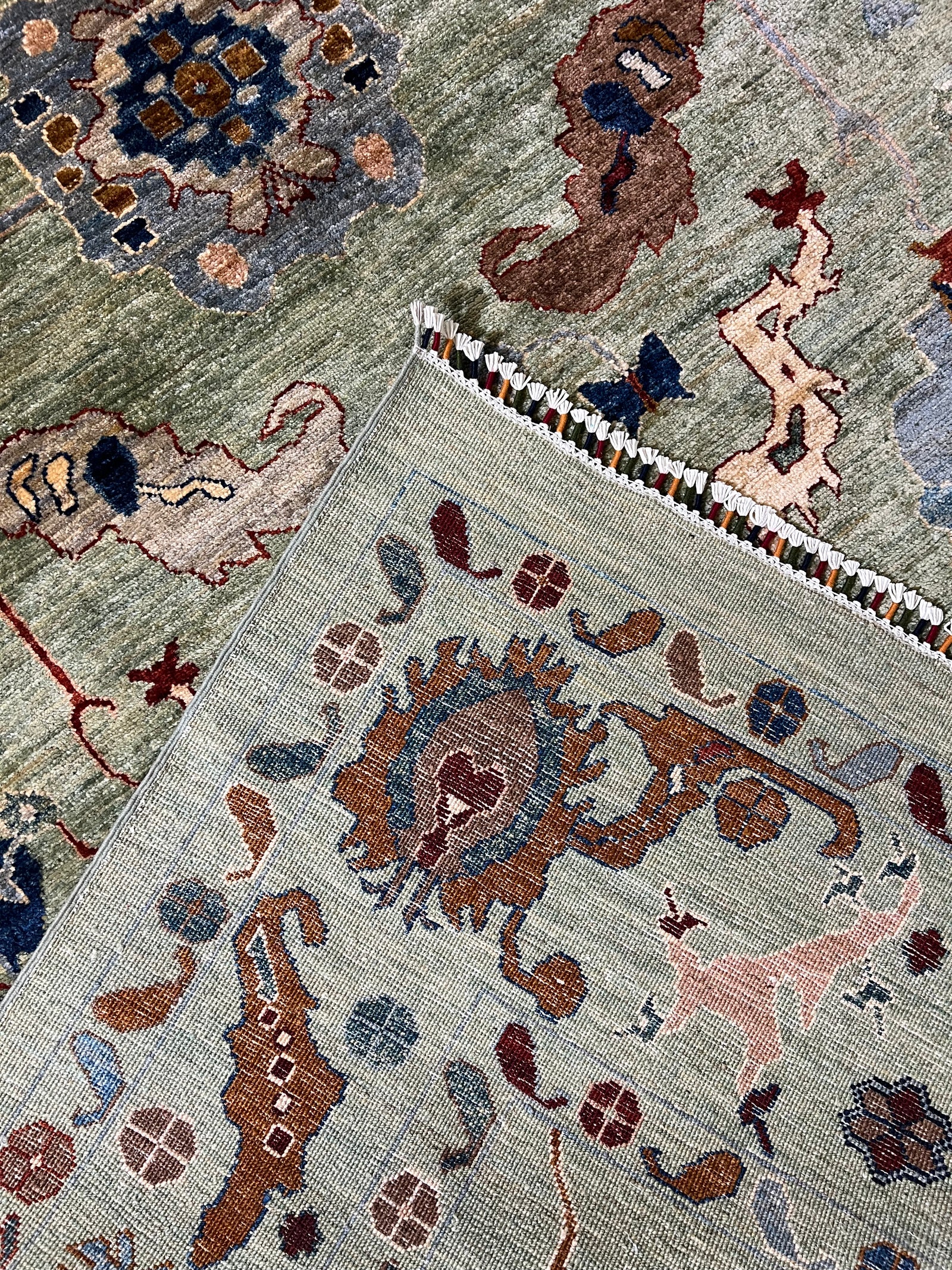 Oushak Hand-Knotted Ghazni WoolRug – 11′3″ × 6′7″ | Afghan Craftsmanship – European Design · Oushak Ghazni wool rug Afghan hand-knotted European artisan premium traditional Anatolian luxury area rug

