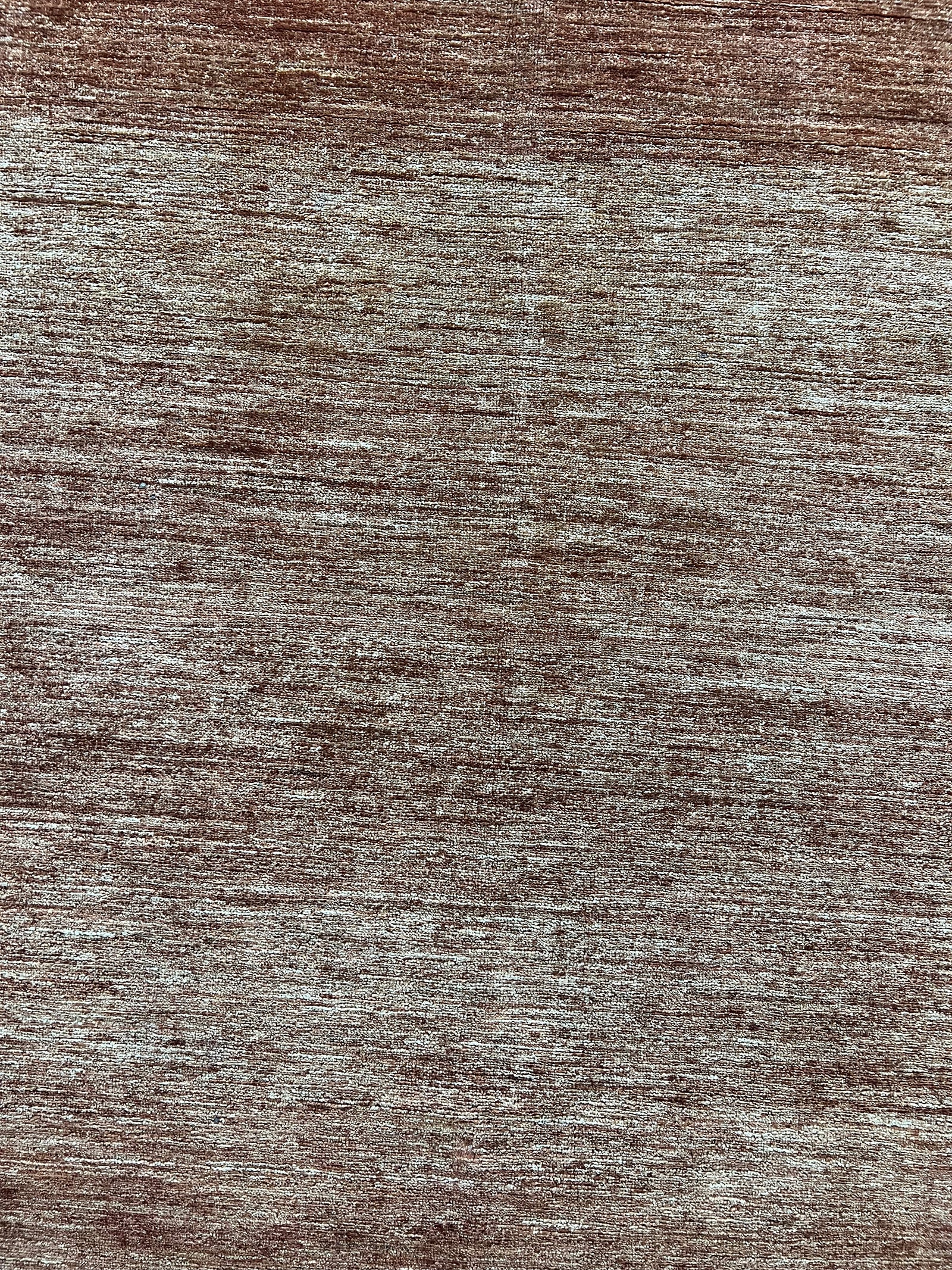 8.1′ × 6.4′ Gabbeh Rug – Hand-Knotted Wool | Persian-Inspired Artisan Craftsmanship | Luxury Tribal Contemporary Area Rug · Corner detail of the hand-knotted Gabbeh rug showing wool texture and border.