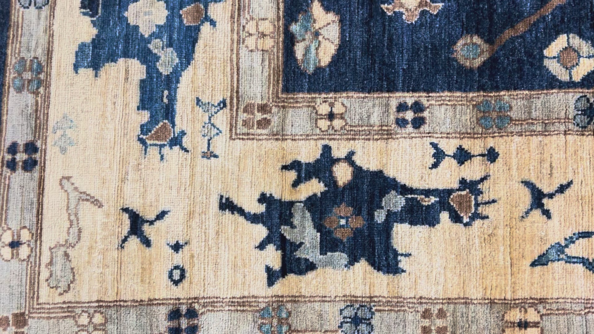 oushak-ghazni-wool-rug-afghan-hand-knotted-video

