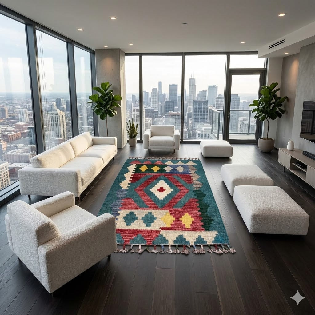 Kilim Tribal Rug 2’1’’ X 2’9’’