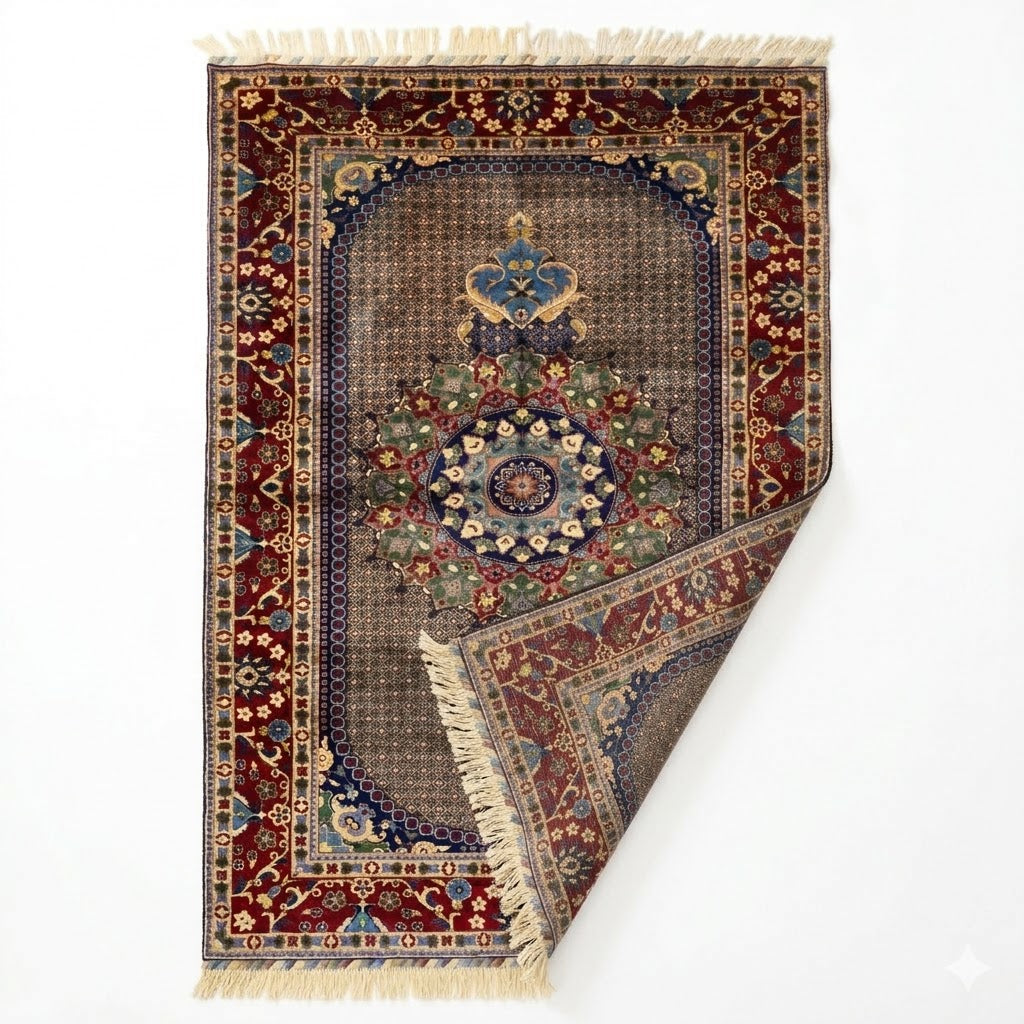 Handwoven Shahi Naqsha 6’1’’ X 9’1’’ - handmade rug from Raihan Rugs